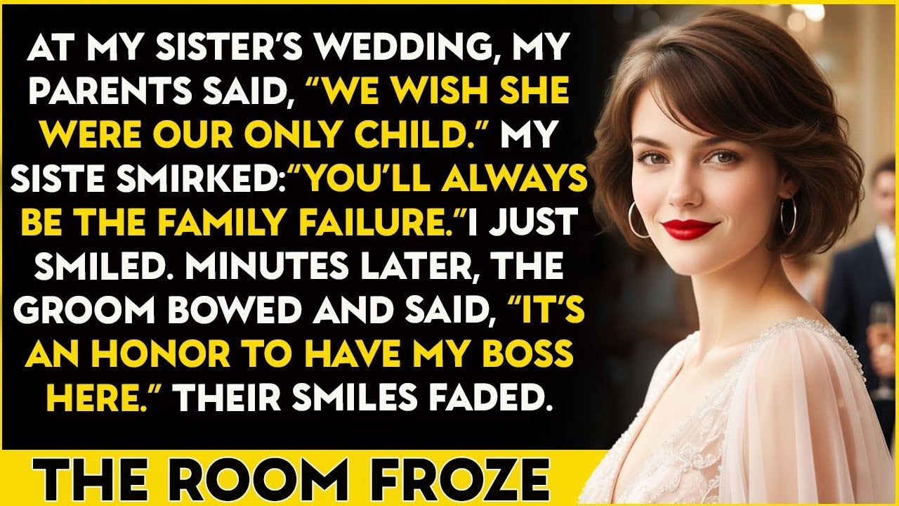 At My Sister’s Wedding,My Parents Said ‘We Wish Your Sister Was Our ONLY Child’—Groom Ca