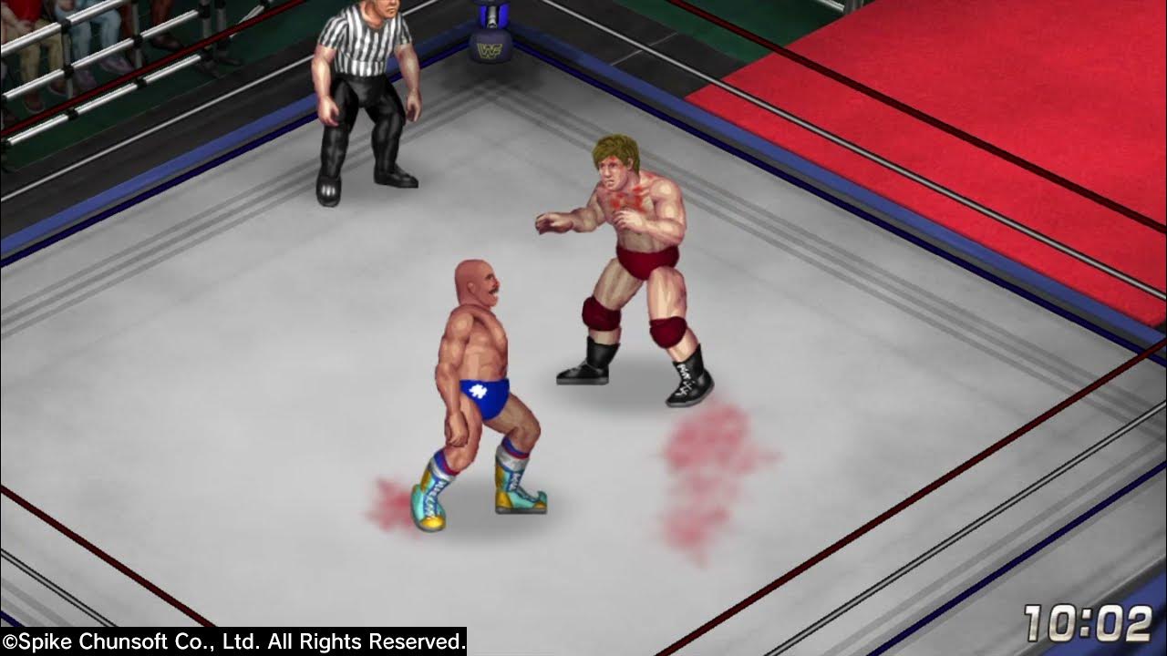 Iron Sheik VS Bob Backlund FIRE PRO WRESTLING WORLD YouTube
