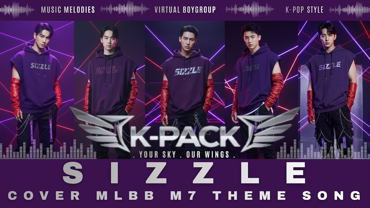 MLBB M7 THEME SONG | SIZZLE - NO NA | BOYGROUP VERSION COVER | K-PACK | Virtual Boygroup
