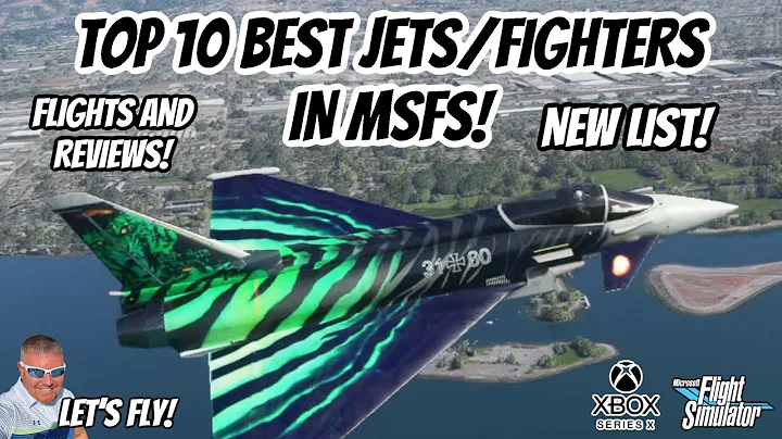TOP 10 BEST JETS / FIGHTERS In Microsoft Flight Simulator Xbox￼ #msfs2020 #xboxseriesx