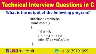 Modify Operators | C Technical Interview Questions and Answers | Mr. Srinivas screenshot 5