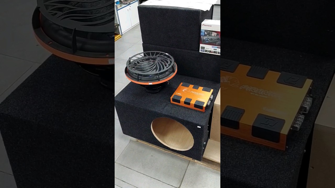 Бюджетный сабвуфер в багажник на 15 дюймов Dl Audio Piranha 15 v2 и моноблок Piranha 1.500 