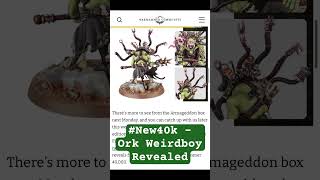 #New40k – Ork Weirdboy Revealed￼
