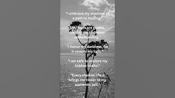 Shadow Work Affirmations  #affirmations