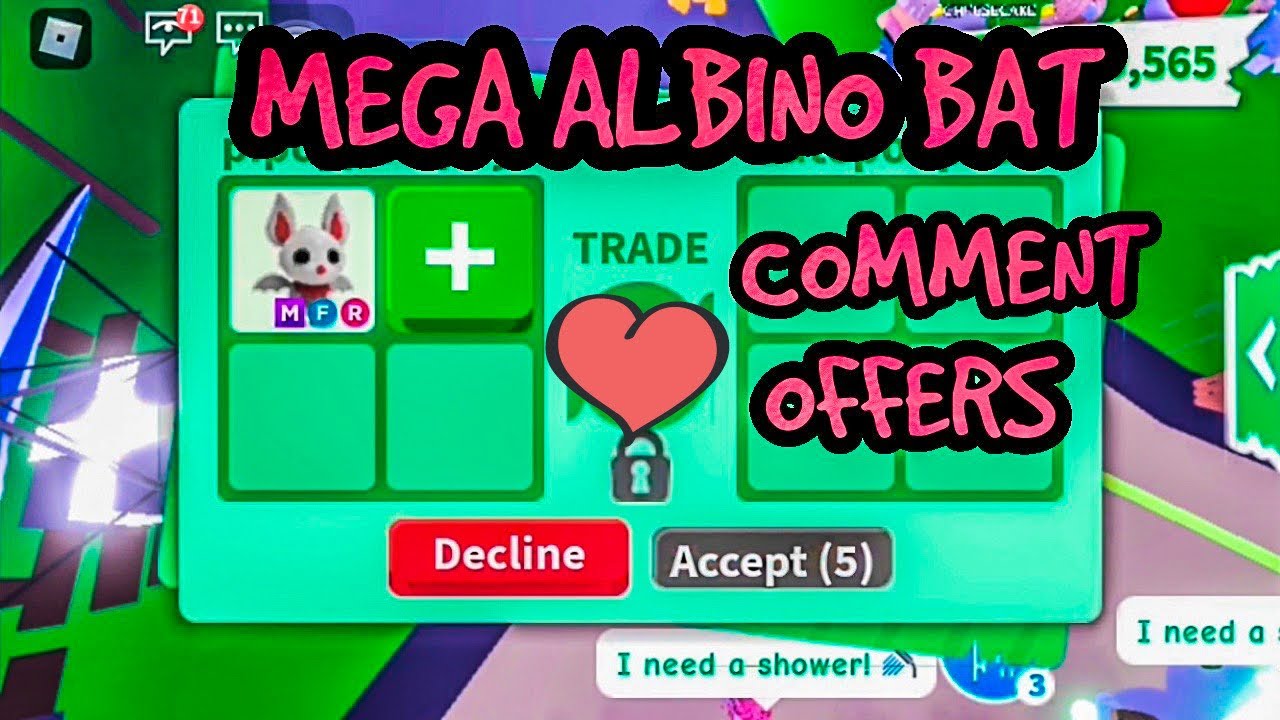 What people trade for MEGA ALBINO BAT now in adopt me 2021 / Roblox PH