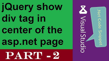 jQuery | Centering a Div Tag on Screen | Part 2