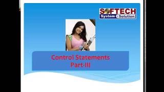 C - Control Statements: Part - III