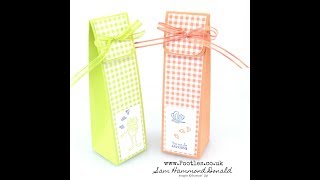 SpringWatch 2019 So Hoppy Gingham Pretty Close Box Tutorial