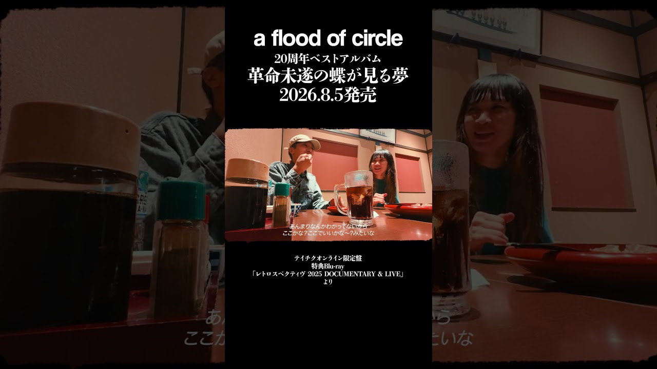a flood of circleベストアルバム『 #革命未遂の蝶が見る夢 』 - YouTube