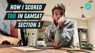 How I Scored 100 In GAMSAT S3!! | Section 3 screenshot 5