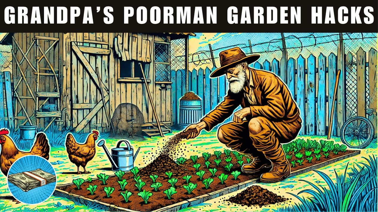 Grandpa’s 28 Poor Man Gardening Hacks that will BLOW YOUR MIND & MAKE PLANTING EASIER!!!