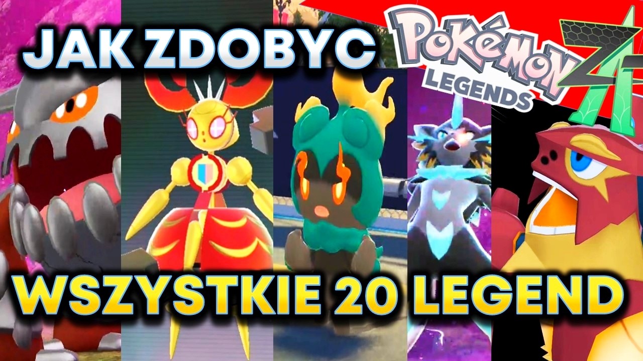 Jak złapać 20 Legendarnych i Mitycznych Pokemonów w ZA Mega Dimension
