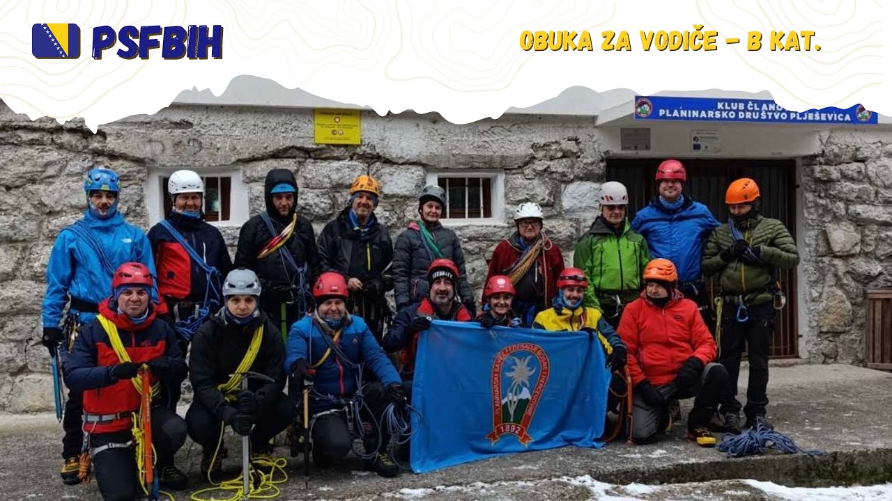 Planinarski savez FBiH | Obuka za vodiče - B kategorije