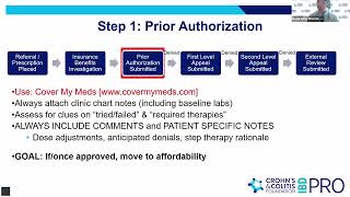 IBD Specialty Pharmacist Role: Authorization Process & Recommendations for Community Practices