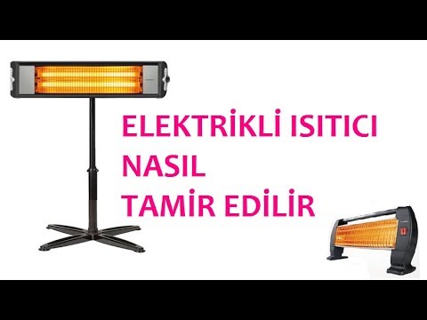 Elektrikli Isıtıcı Nasıl Tamir Edilir  - Rezinstans Kopuk - How To Repair Electric Heater.