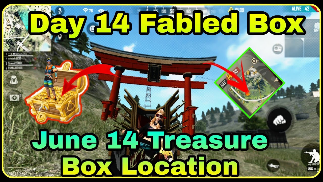 Day 14 Treasure Box Location June 14 Treasure Box Location Today