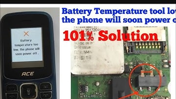 Over Battery temperature problem solved 100% 🌡️V200 villaon, all itels solutions