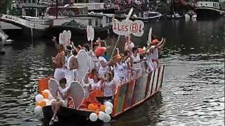 Gay pride Amsterdam 2012: gay parade, canal parade 6, Brood boat