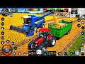 New Realistic Farm Harvesting Simulator Game : Desi Tractor Driving Simulator : Android Gameplay
