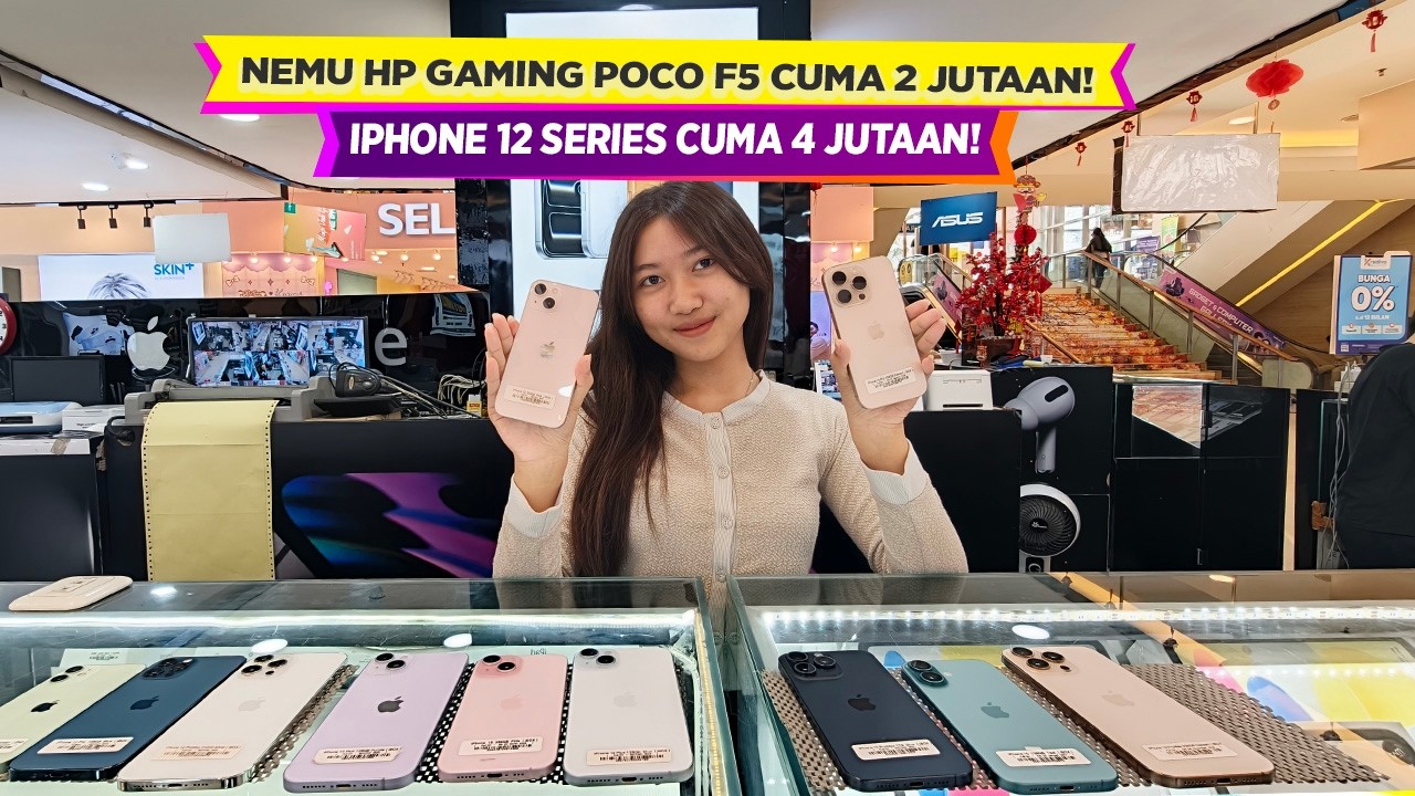 Cek Pasar Offline! Nemu Hp Gaming MURAH POCO F5 Cuma 2 Jutaan & iPhone MURAH 3 Jutaan! #MarZoom 362