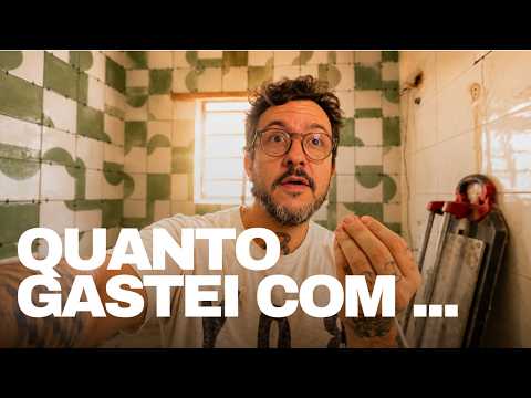 BATHROOM REMODEL: I revealed ALL the renovation COSTS! VILLAGE HOUSE bathroom almost DONE!