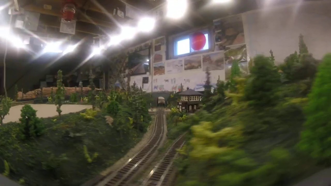 POV model train HO scale side view YouTube