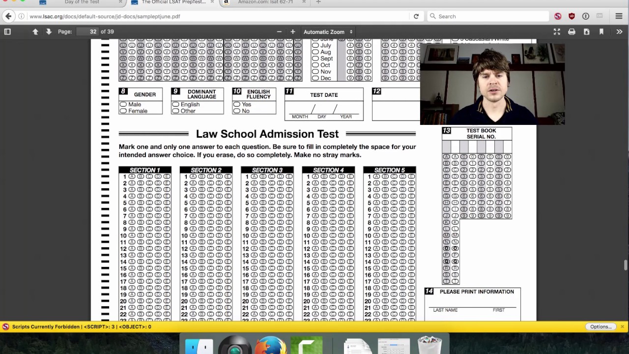 What is the June 2007 LSAT?
