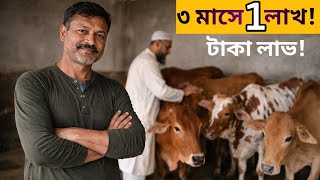 ৩ মাসে ১ লাখ লাভ! ৫টি দেশি গরুতে প্রান্তিক খামারির সাফল্য 🐄💰| @Shinha agro