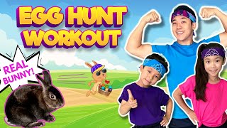 Easter Kids VIDEOGAME Workout | Egg Hunt + Bunny Chase