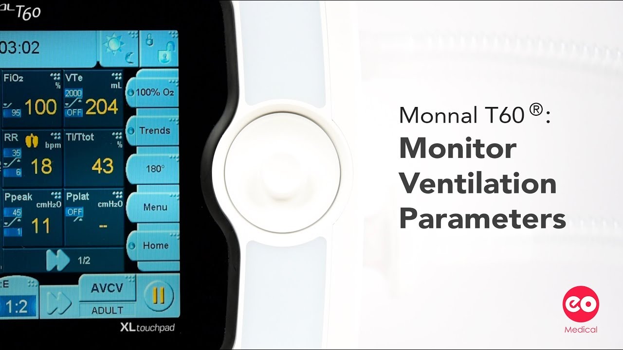 Monnal T60 How to Monitor Ventilation Parameters S01E06 YouTube