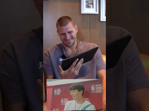 There’s just one catch… Nikola Jokić reacts to seeing Yang Hansen’s request!