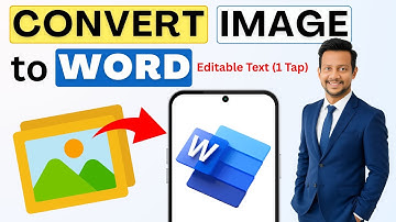 Convert Image to Word Document in Mobile | Make Photo Editable in MS Word (2025 Guide)