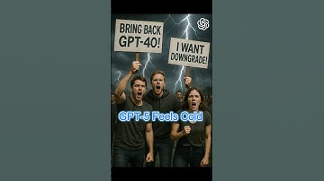 Dumped by AI Girlfriend! GPT‑5 Feels Cold: Why Users Are Going Back to 4o — or Grok #gpt5 #gpt4o