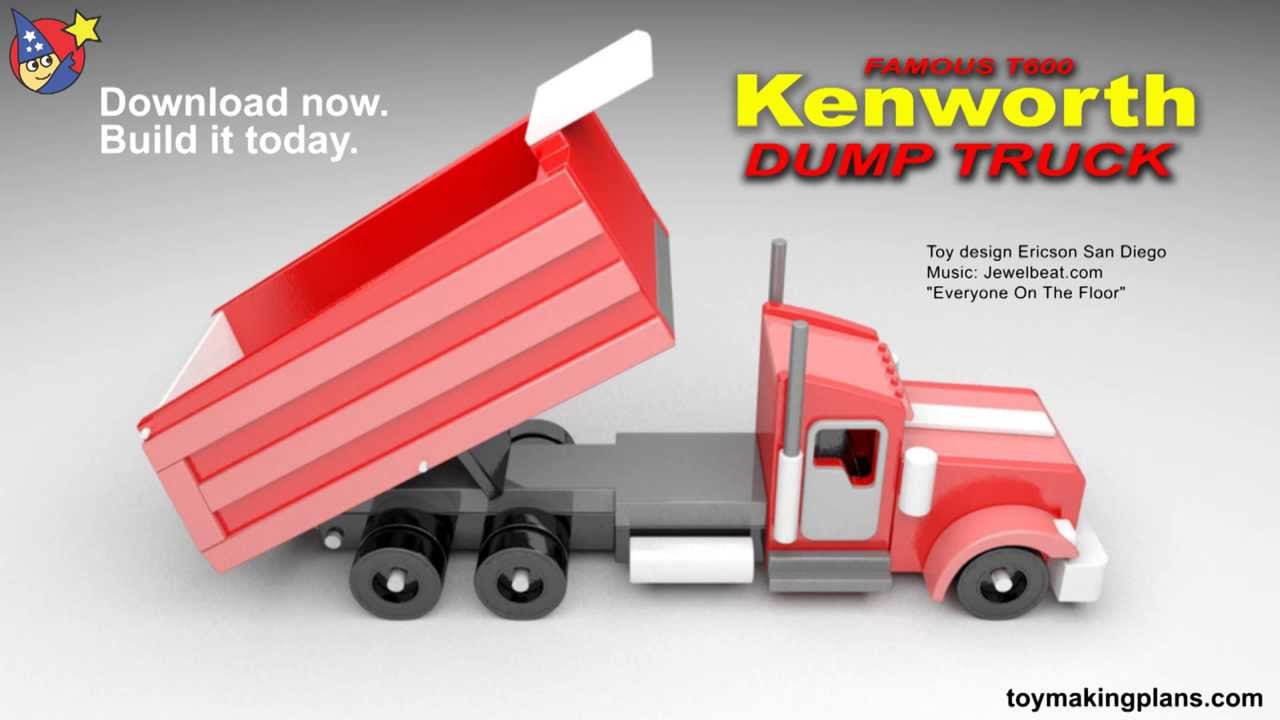 Wood Toy Plans Famous Kenworth Dump