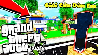 MINECRAFT GTA 5 - TẬP 2: JAYGRAY GIẢI CỨU ĐÀN EM KHỎI 👮 SỞ CẢNH SÁT*DÙNG SÚNG GÂY MÊ ĐỂ GIẢI CỨU BẠN