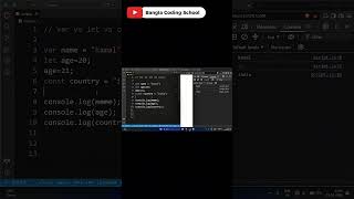 var vs let vs const in JavaScript #javascripttutorial #shorts #banglatech