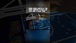 Vince Carter in the Dunk Contest in NBA Live 2005 👀 #slamdunk #dunkcontest #nbalive #nba