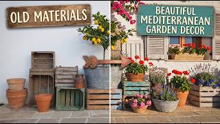 13 Rustic Mediterranean Vertical Garden Ideas Using Upcycled Materials Stunning DIY Decor