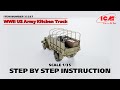 ICM | WWII US Army Kitchen Truck | Step by step instruction | Item 35587 | Scale 1/35