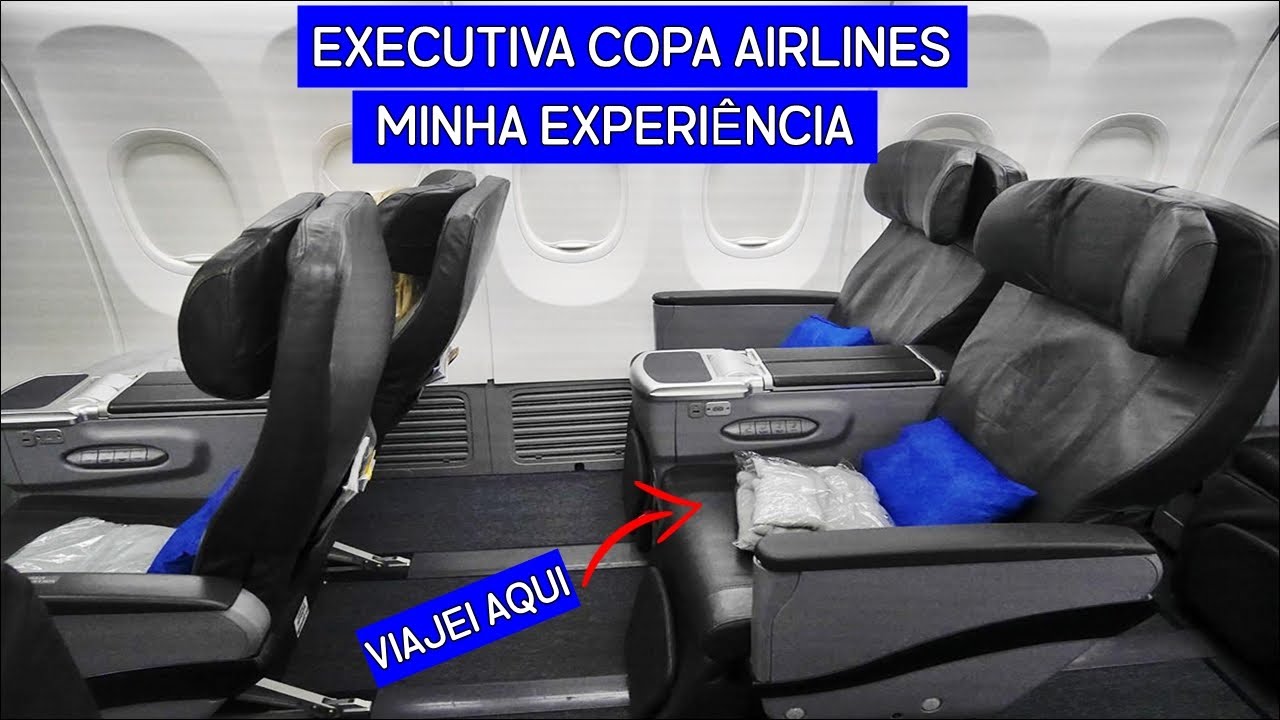 Como é voar de EXECUTIVA com a Copa Airlines? Minha Experiência