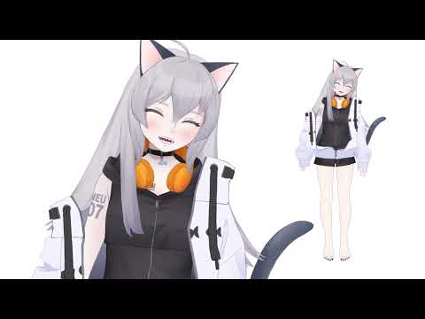 【Live2D】灰尾ねう新モデル【nizimaLIVE】