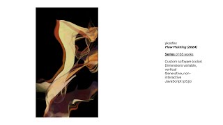 Celebrity 【Patterns of Flow】Exhibition Walkthrough | ykxotkx "Flow Painting" Profile