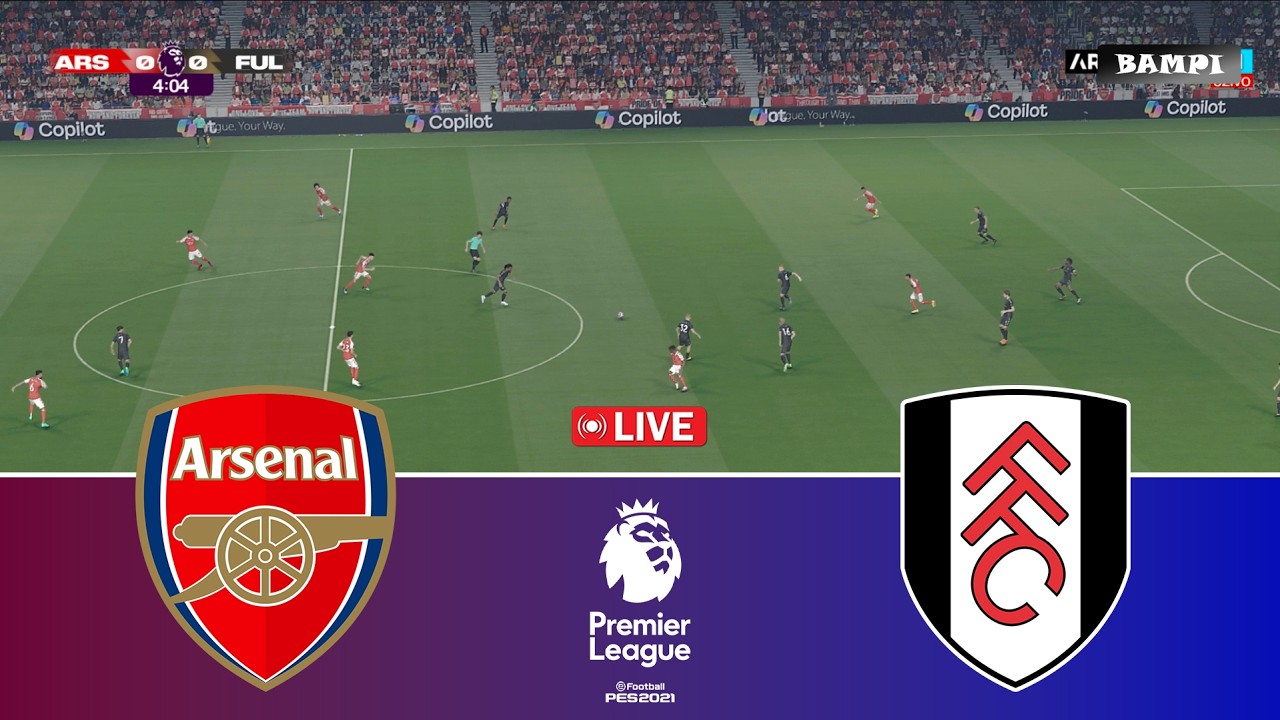 🔴ARSENAL vs FULHAM - Premier League 2026 Epl - Video Game Simulation