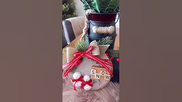 QUICK INSPIRATION II CHRISTMAS IN JULY II JENGA BLOCKS ROUND SIGN II #DAILYSHORTS