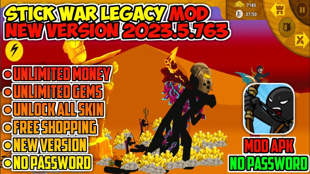 Stick War Legacy Mod APK Versi Terbaru No Password Unlimited