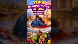 Top 5 Romantic Hill Stations in India 💕 | You Must Visit With Your Partner #Shorts #hillstations