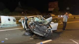 Budamış’ta  korkunç kaza