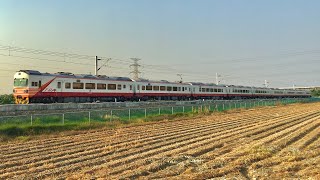 2021/1/1 168A次EMU1200型紅斑馬自強號回送通過南州北