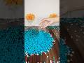 Satisfying Unspilling Blue Beads ASMR 🦋🦋🦋 (Reverse Video)