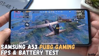 Samsung Galaxy A53 PUBG Gaming test | Exynos 1280, 120Hz Display